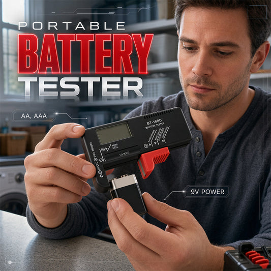 🔋📟 50% KORTING! Alsof je een waarzegger voor batterijen hebt die in 1 seconde vertelt of ze nog leven! Digitaal, compact, en je gooit nooit meer een goede batterij weg.