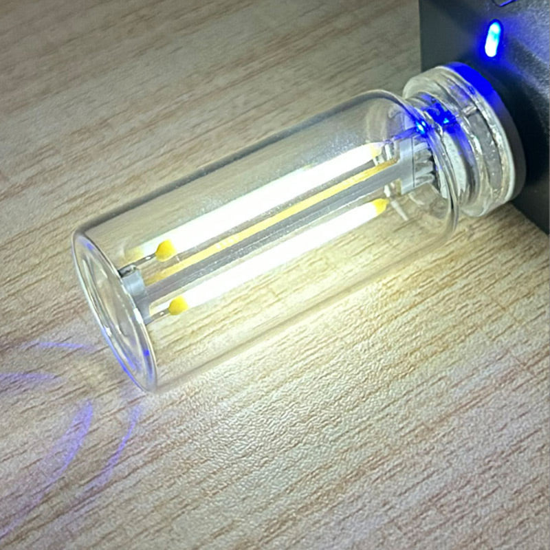 50% korting! USB touch glazen nachtlamp – 9 kleuren & dimbaar, laag energieverbruik. Perfect voor camping, auto & slaapkamer! ✨🔋