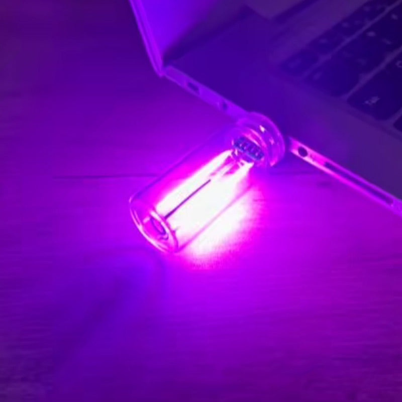 50% korting! USB touch glazen nachtlamp – 9 kleuren & dimbaar, laag energieverbruik. Perfect voor camping, auto & slaapkamer! ✨🔋