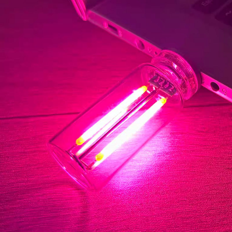 50% korting! USB touch glazen nachtlamp – 9 kleuren & dimbaar, laag energieverbruik. Perfect voor camping, auto & slaapkamer! ✨🔋