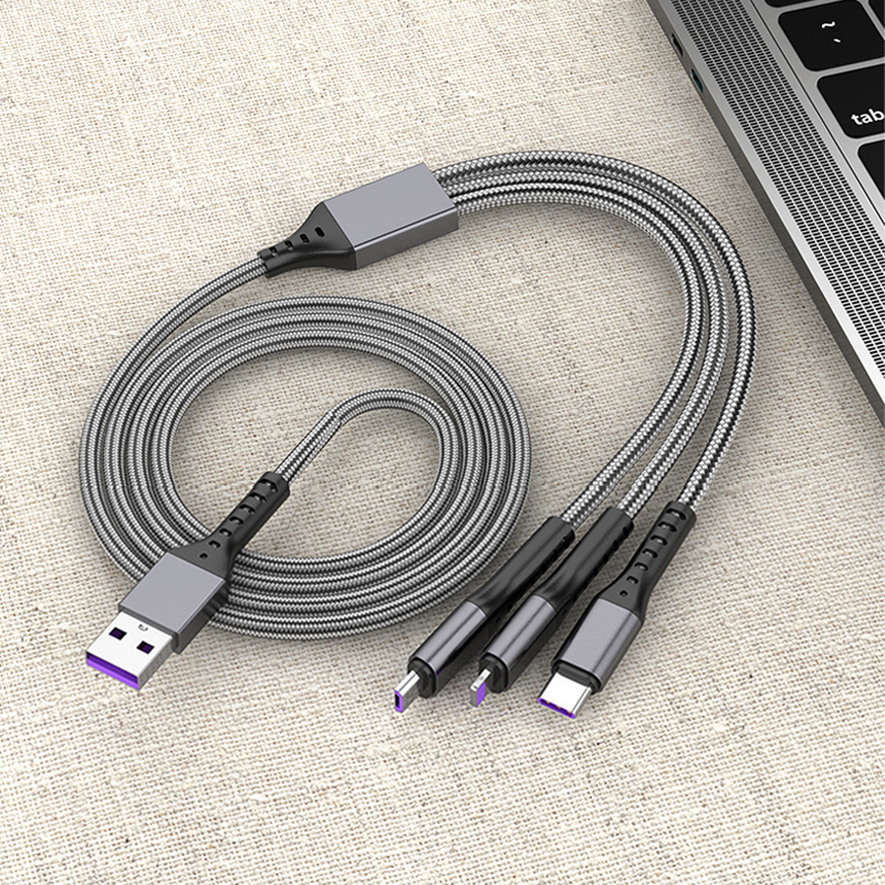 66W 3-in-1 Fast Charging Cable