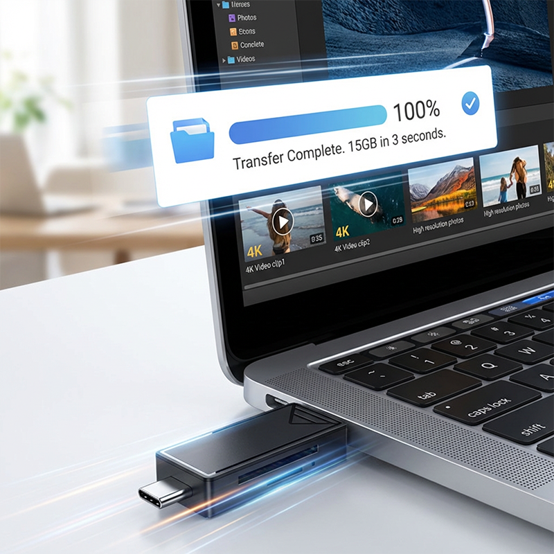 ⚡ 50% korting! 2-in-1 lezer – leest SD en microSD, snel en compact voor elke reis.