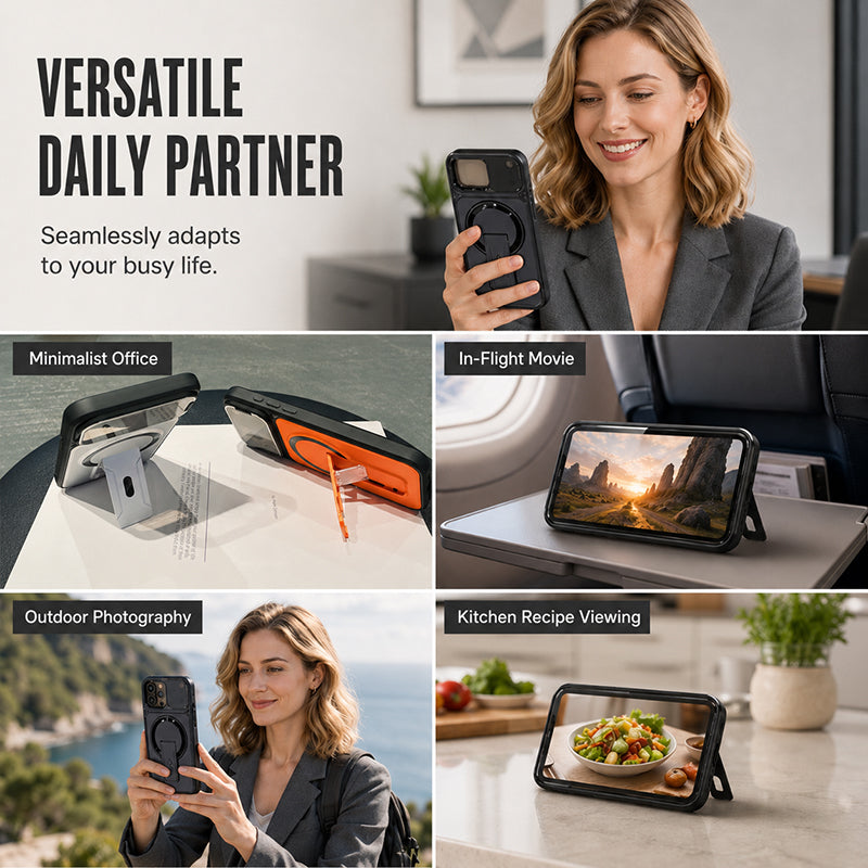 📱 50% korting! Magnetische telefoonhoes – opklapbare lensbeschermer, onzichtbare metalen standaard & sterke magnetische grip. 3-in-1 bescherming! ✨🔒