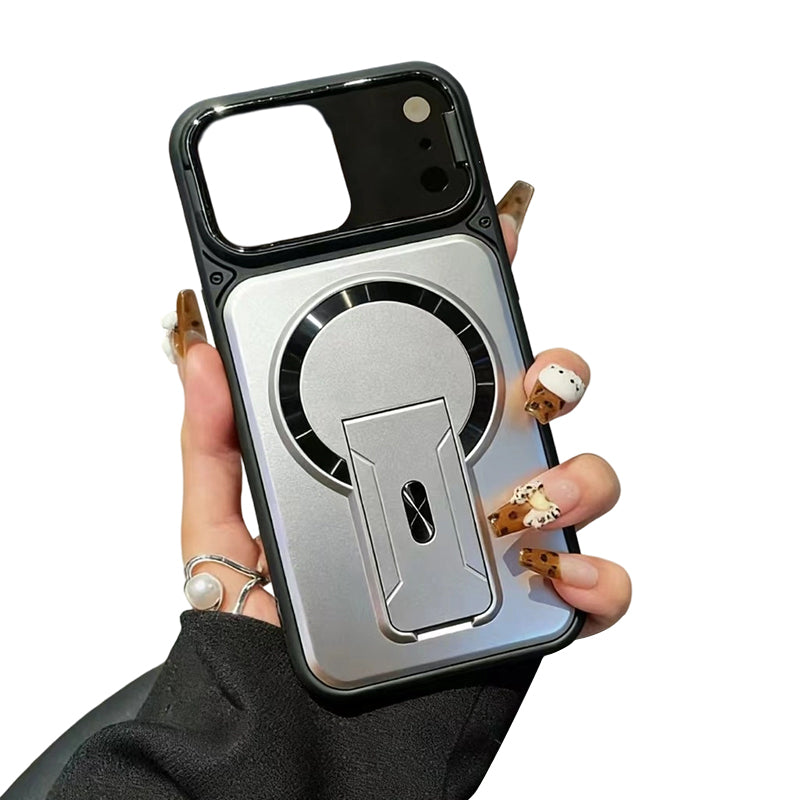 📱 50% korting! Magnetische telefoonhoes – opklapbare lensbeschermer, onzichtbare metalen standaard & sterke magnetische grip. 3-in-1 bescherming! ✨🔒