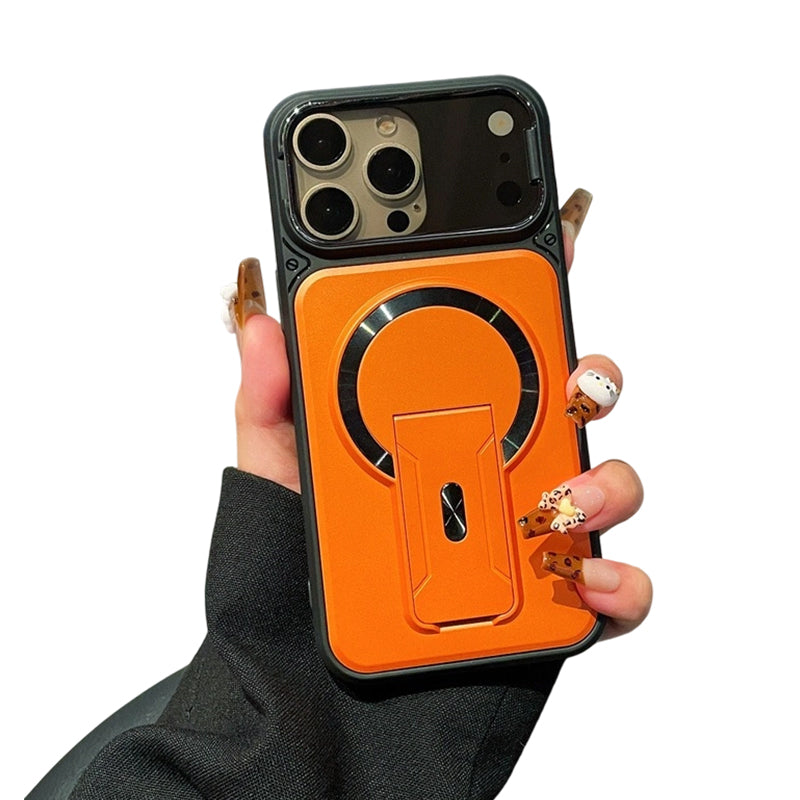 📱 50% korting! Magnetische telefoonhoes – opklapbare lensbeschermer, onzichtbare metalen standaard & sterke magnetische grip. 3-in-1 bescherming! ✨🔒