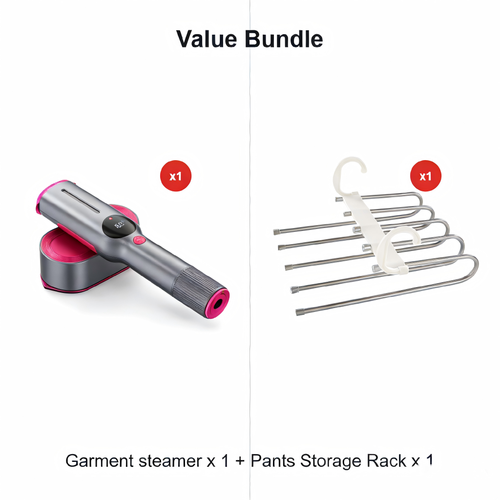 🥳2026 HETE UITVERKOOP💞MEER DAN 50.000 VERKOCHT!💥💨2-in-1 Stoomstrijkijzer & Stoomstrijker – doodt 99,99% van mijten en bacteriën. 5 seconden snel opwarmen, veilig voor zijde en katoen. Het onmisbare apparaat voor textielonderhoud. 🛡️🌿