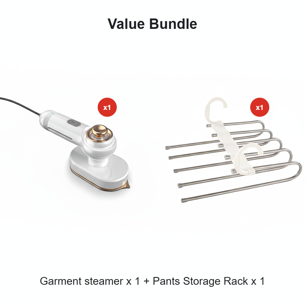 🥳2026 HETE UITVERKOOP💞MEER DAN 50.000 VERKOCHT!💥💨2-in-1 Stoomstrijkijzer & Stoomstrijker – doodt 99,99% van mijten en bacteriën. 5 seconden snel opwarmen, veilig voor zijde en katoen. Het onmisbare apparaat voor textielonderhoud. 🛡️🌿