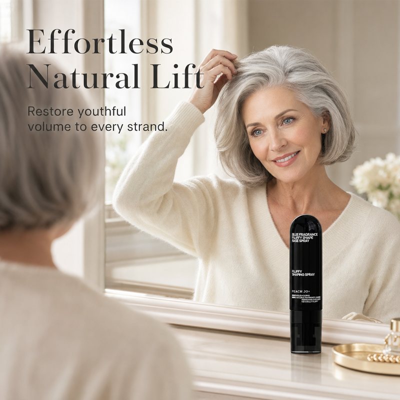 🍑 50% korting op volume stylingspray – geeft luchtig volume, perzikgeur en blijft de hele dag zitten.