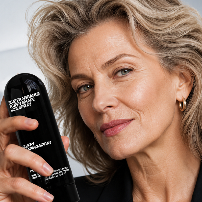 🍑 50% korting op volume stylingspray – geeft luchtig volume, perzikgeur en blijft de hele dag zitten.