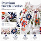 🌸👗 50% korting! Mouwloze bloemenjurk – 🏵️ elegante print, 🌿 lichte stof, 👒 perfect voor zomer & vakantie!