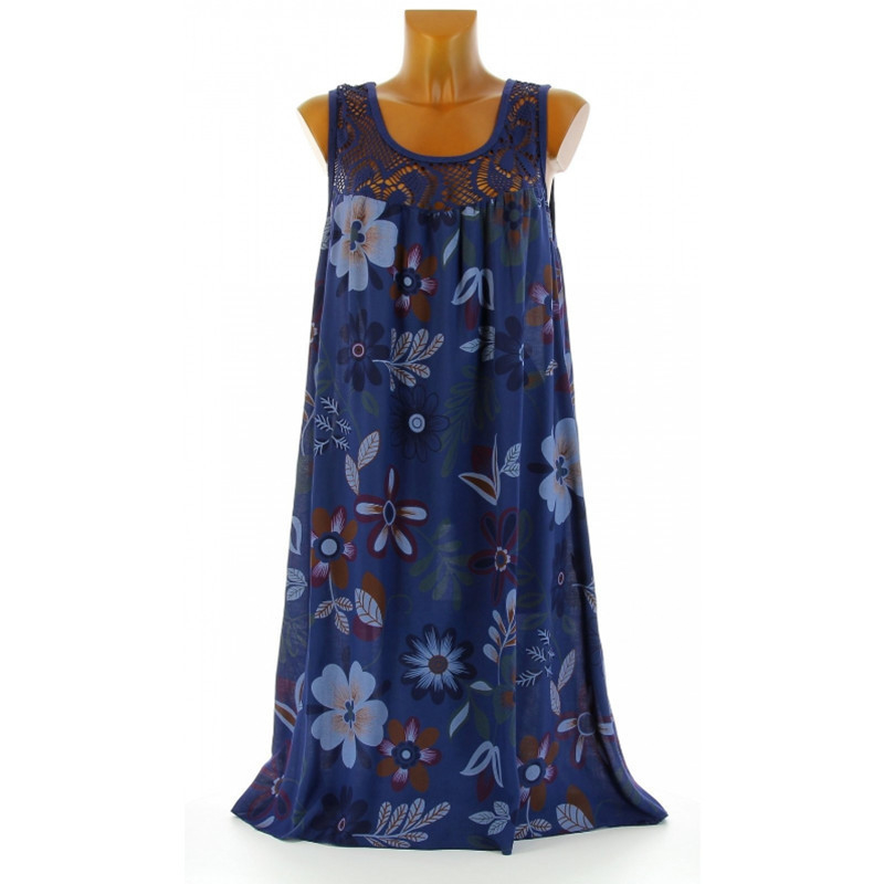 🌸👗 50% korting! Mouwloze bloemenjurk – 🏵️ elegante print, 🌿 lichte stof, 👒 perfect voor zomer & vakantie!
