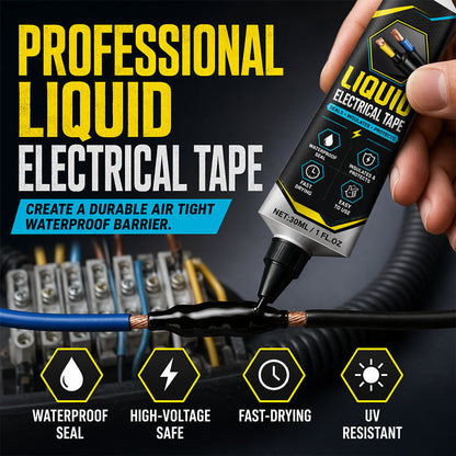 ⚡ 50% korting op vloeibare isolatietape – waterdicht, elektrisch isolerend en eenvoudig aan te brengen.