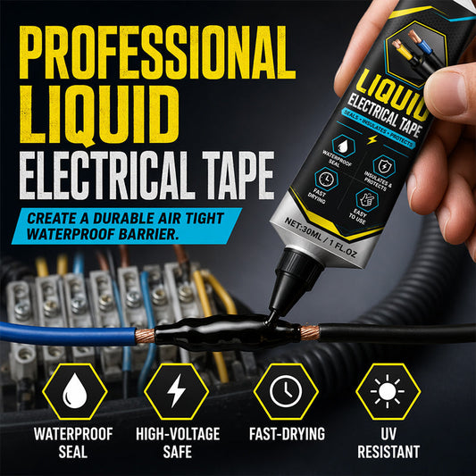 ⚡ 50% korting op vloeibare isolatietape – waterdicht, elektrisch isolerend en eenvoudig aan te brengen.