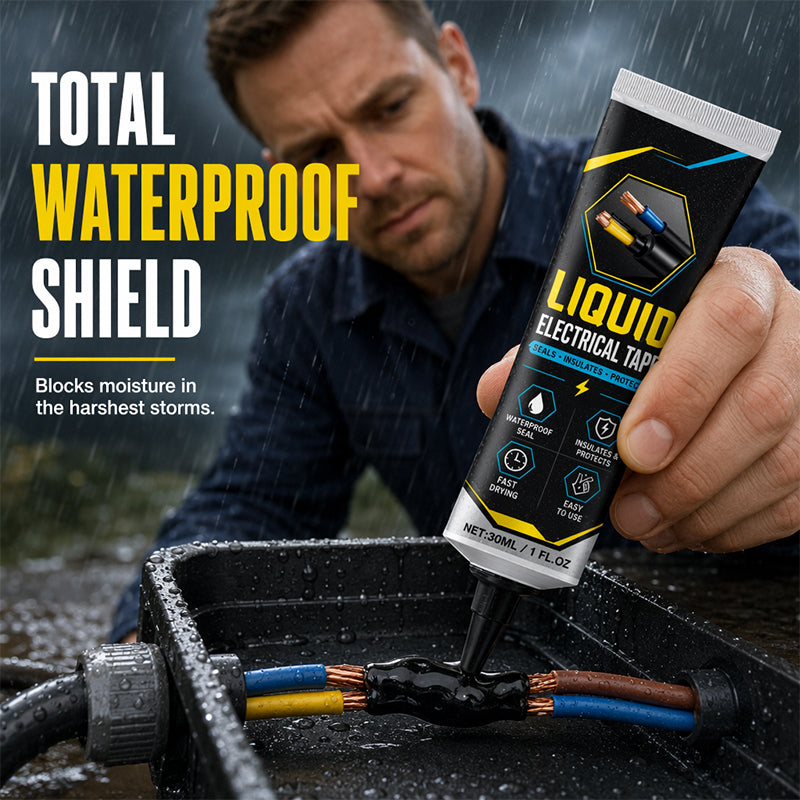 ⚡ 50% korting op vloeibare isolatietape – waterdicht, elektrisch isolerend en eenvoudig aan te brengen.