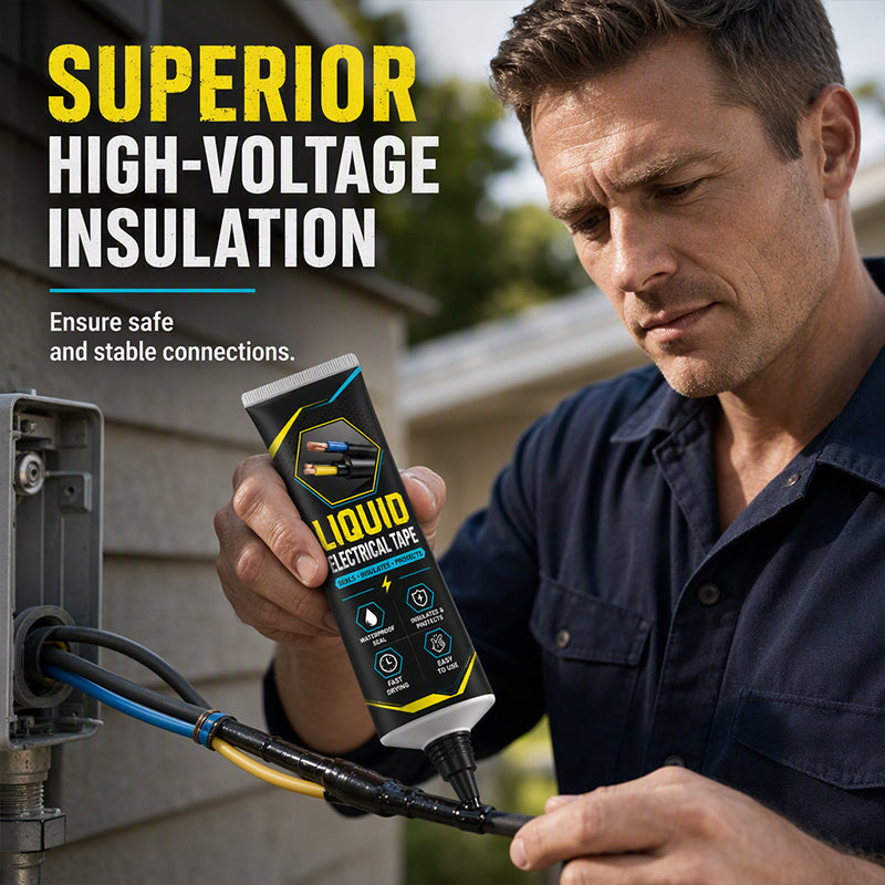 ⚡ 50% korting op vloeibare isolatietape – waterdicht, elektrisch isolerend en eenvoudig aan te brengen.