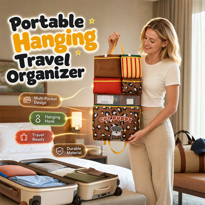 🧳 50% korting op opvouwbare reisorganizer – hangend design, ruimtebesparend en perfect voor kleding & accessoires.