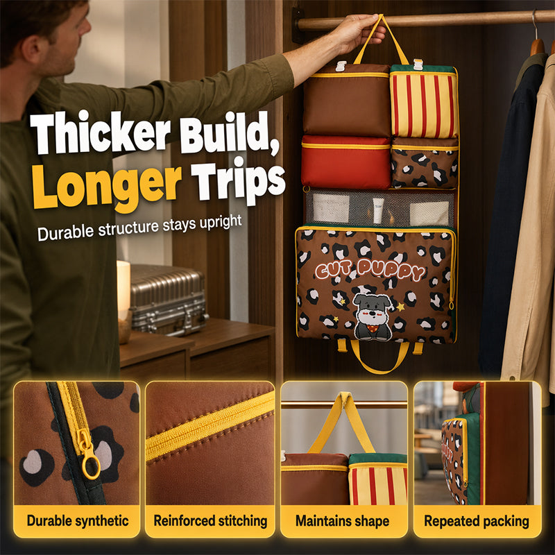 🧳 50% korting op opvouwbare reisorganizer – hangend design, ruimtebesparend en perfect voor kleding & accessoires.