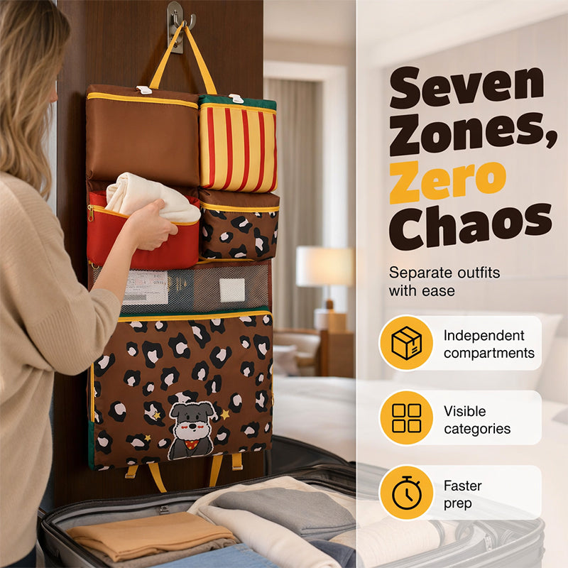 🧳 50% korting op opvouwbare reisorganizer – hangend design, ruimtebesparend en perfect voor kleding & accessoires.