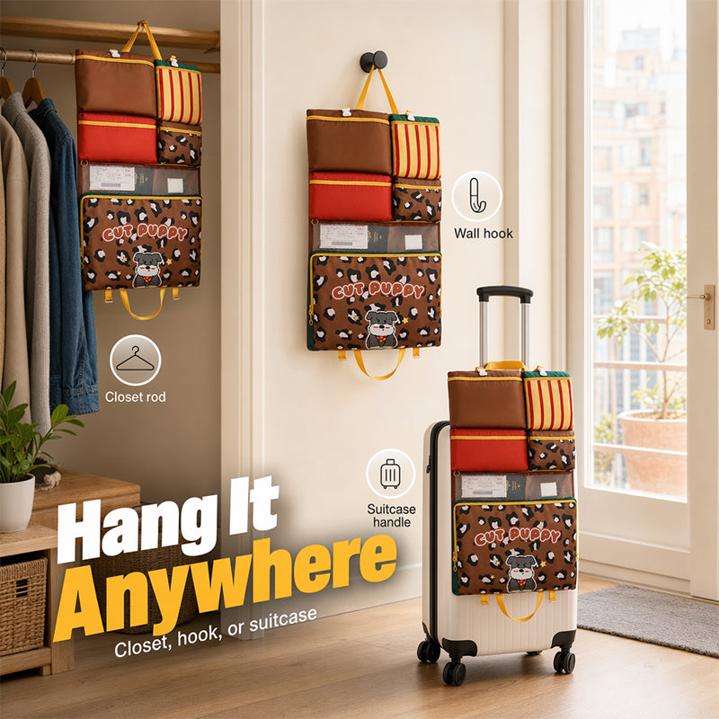 🧳 50% korting op opvouwbare reisorganizer – hangend design, ruimtebesparend en perfect voor kleding & accessoires.