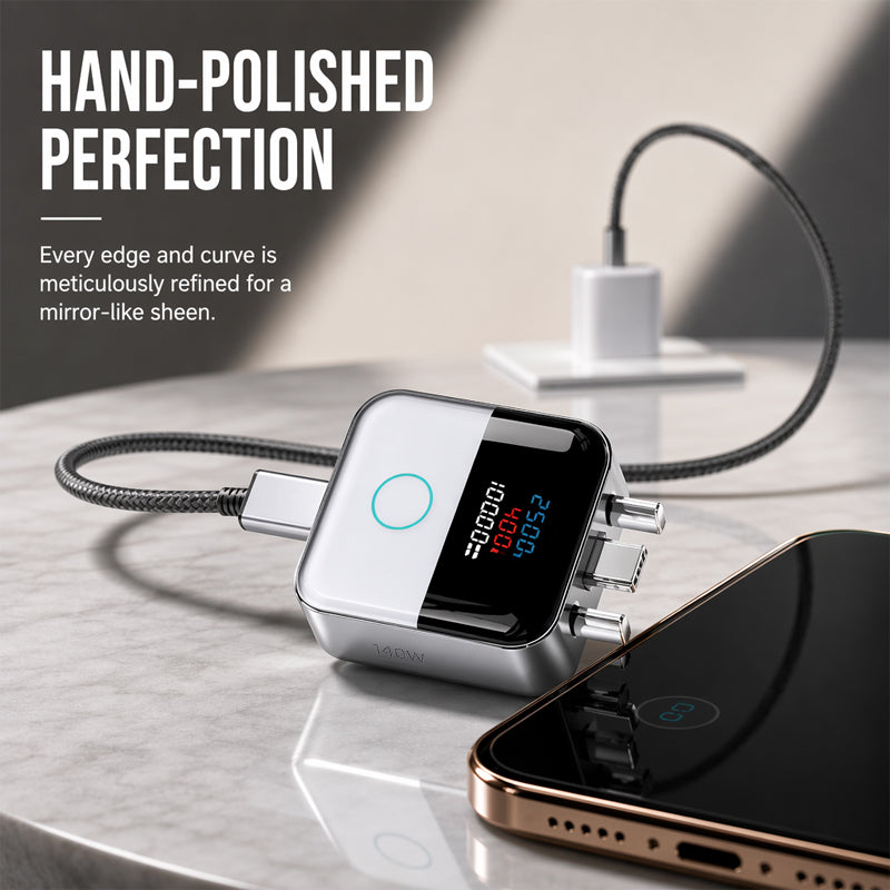 ⚡ 50% korting op USB-C slimme oplader met LED-display – beschermt tegen oververhitting, overspanning en kortsluiting, met realtime spanning en stroomweergave.