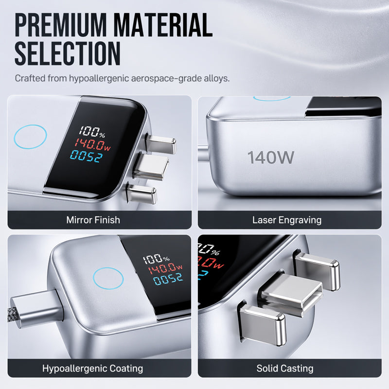 ⚡ 50% korting op USB-C slimme oplader met LED-display – beschermt tegen oververhitting, overspanning en kortsluiting, met realtime spanning en stroomweergave.