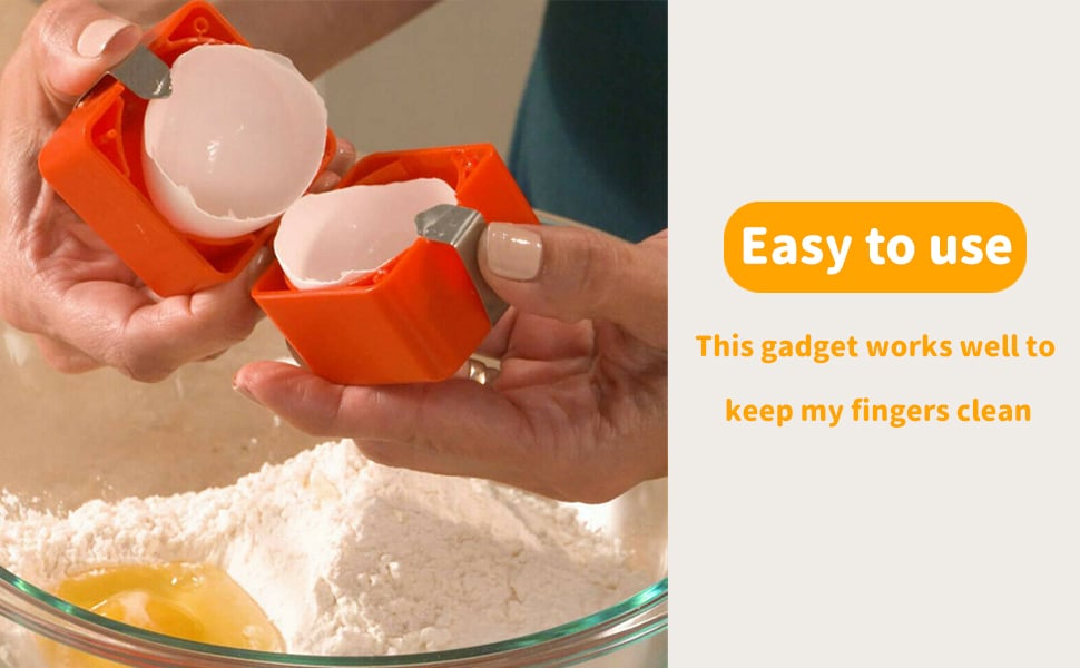 🍳 50% korting op snelle eierbreker – breek eieren met één hand, geen schelpenresten en ideaal voor bakkers en chefs.