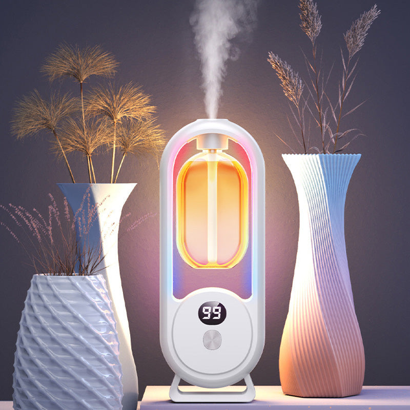 ✨🌿 50% KORTING! Alsof je een onzichtbare spa in elke kamer tovert die je omhult met rustgevende geur en hypnotiserend licht! 5 standen, aan de muur of op tafel, en je stress smelt weg.