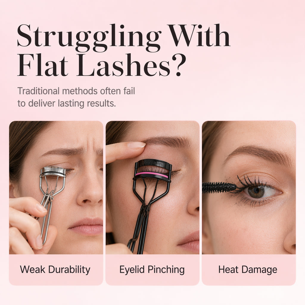 🔥 50% KORTING – Oplaadbare Verwarmde Wimperkruller | Langdurige Krul & Mooie Wimperlook Zonder Gedoe ✨