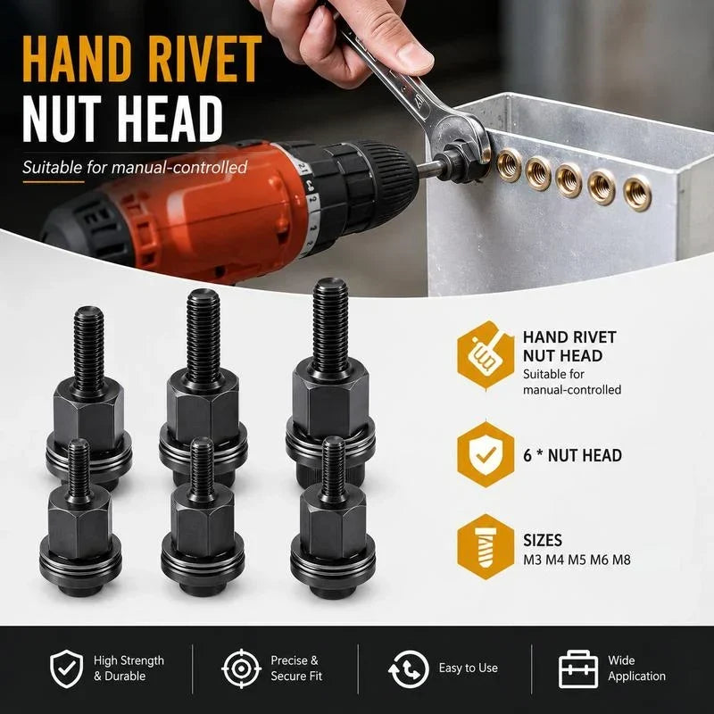🔩 50% korting! 68-delige klinkmoerset M3-M12 – zwart geoxideerd staal, roestbestendig & eenvoudig te installeren. Geen lassen nodig! 🛠️✨