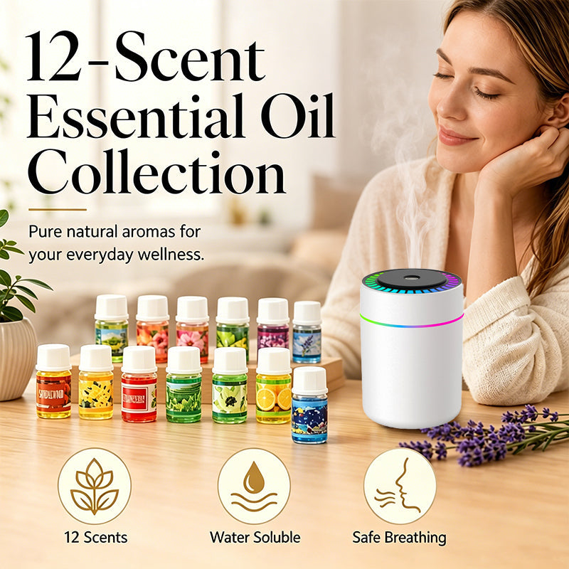 ⏳ Flitsaanbieding! ✨ 12 geuren voor elke stemming – ontspanning, energie, frisheid. Wateroplosbaar, verstopt je diffuser niet. Kies met of zonder verstuiver 🎉