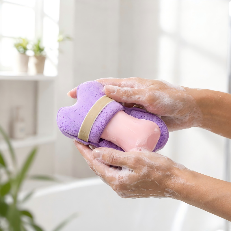 🧽 50% korting! Ultrazachte badspons met zeepzak – 2-in-1, rijk schuim en zacht voor alle huidtypes.