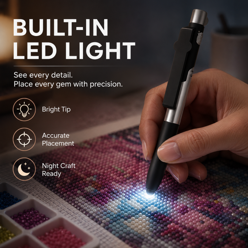 💎 50% korting op draagbare LED-diamantschilderpen – verlichte punt, precisiegrip en ergonomisch voor uren comfort.