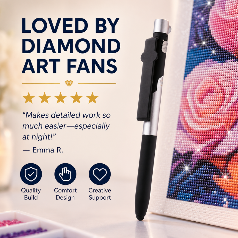 💎 50% korting op draagbare LED-diamantschilderpen – verlichte punt, precisiegrip en ergonomisch voor uren comfort.