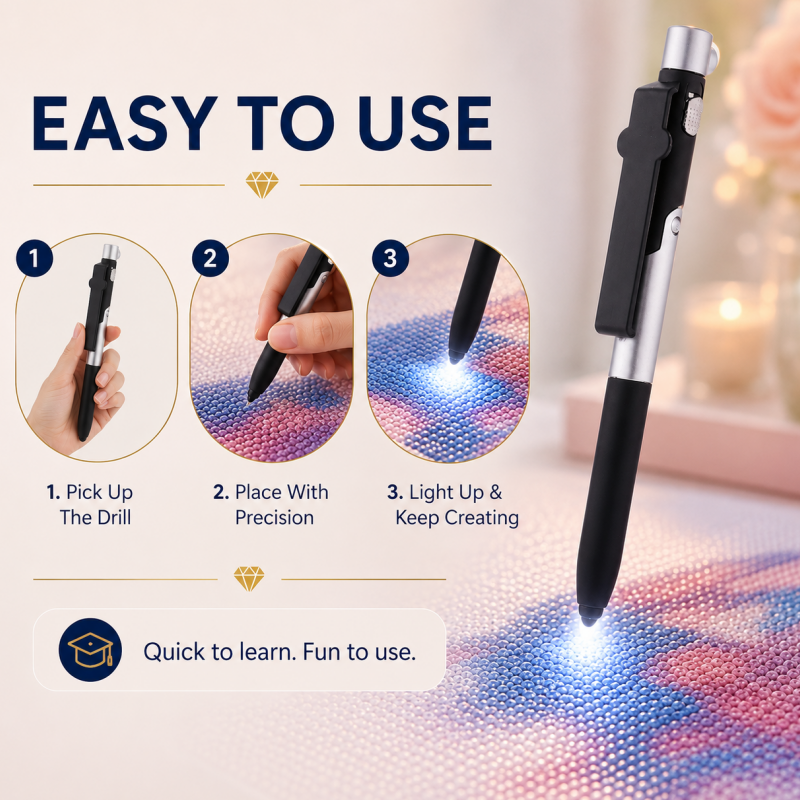 💎 50% korting op draagbare LED-diamantschilderpen – verlichte punt, precisiegrip en ergonomisch voor uren comfort.