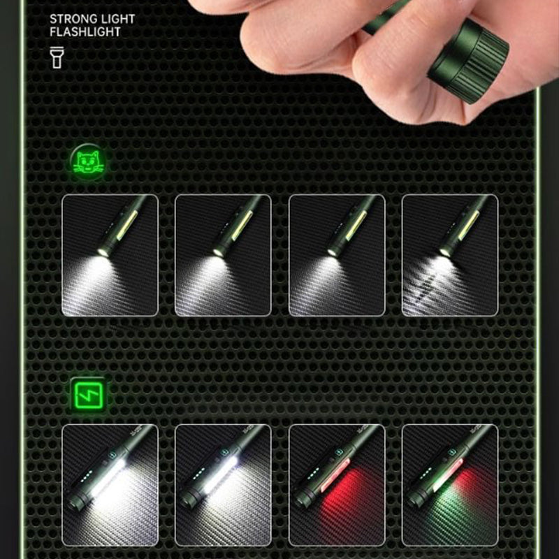 🔦 50% korting op penvormige magnetische werklamp – 3 lichtstanden, oplaadbaar en stevig, ideaal voor nauwkeurig werk.