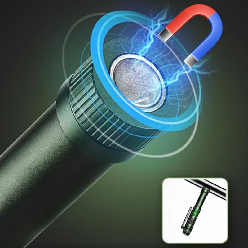 🔦 50% korting op penvormige magnetische werklamp – 3 lichtstanden, oplaadbaar en stevig, ideaal voor nauwkeurig werk.