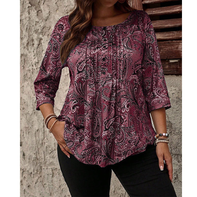 👚🌸 50% korting! Blouse voor dames – 🌿 plus size, 💃 flatterend & comfortabel, 👗 perfect voor elke gelegenheid!