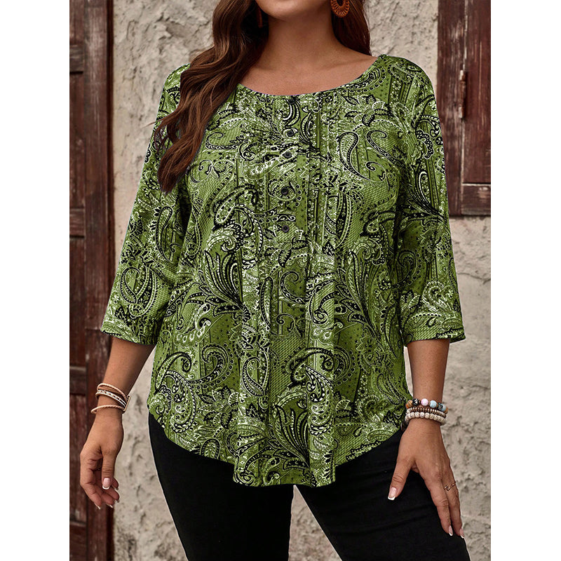 👚🌸 50% korting! Blouse voor dames – 🌿 plus size, 💃 flatterend & comfortabel, 👗 perfect voor elke gelegenheid!