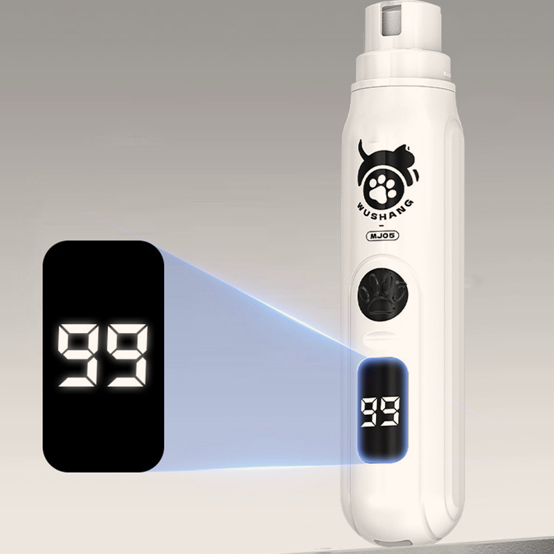 🔥HOT SALE 50%OFF🔥Pet Low-Noise Digital Display Electric Nail Grinder
