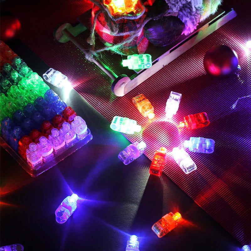 💡 50% korting! Mini LED-vingerlampje – felgekleurd licht, één druk aan/uit & comfortabele elastische band. Perfect voor feesten, concerten & schaduwspelletjes! ✨🌈