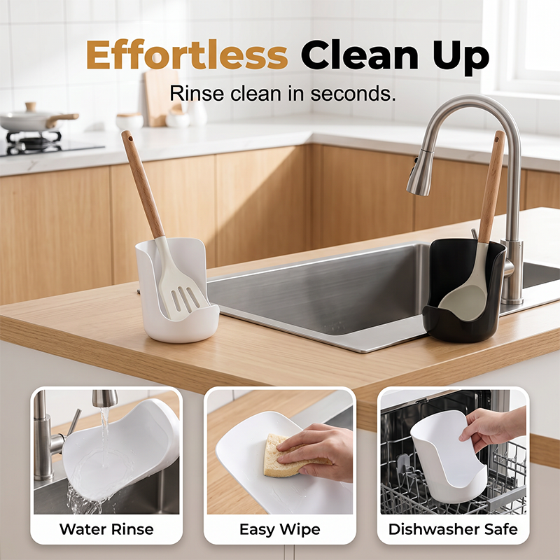 🍳 50% korting! Multifunctionele dekselhouder & lepelsteun – antislip, druipvrij en houdt uw aanrecht netjes