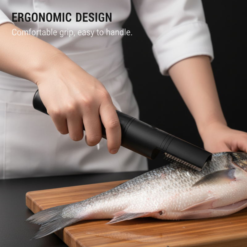 🐟 50% KORTING – Oplaadbare Elektrische Visschubbenverwijderaar voor Eenvoudiger Vis Schoonmaken