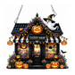💥 50% korting! 🎃 Halloween kristallen mozaïekset – DIY, geen lijm nodig. Acryl & hars, 23x24 cm. Voorgelijmd paneel met code. Perfect voor ontspanning 🧘