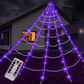 🔥 50% KORTING 🕷️ Halloween Spinnenwebverlichting 🎃 Griezelige Sfeer