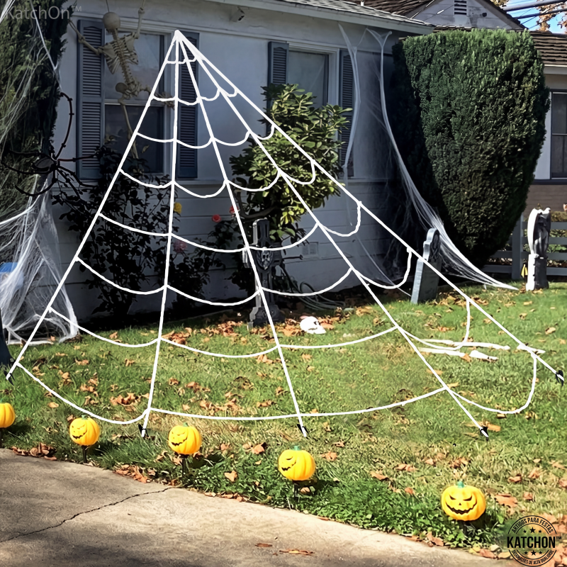 🔥 50% KORTING 🕷️ Halloween Spinnenwebverlichting 🎃 Griezelige Sfeer