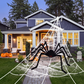🔥 50% KORTING 🕷️ Halloween Spinnenwebverlichting 🎃 Griezelige Sfeer