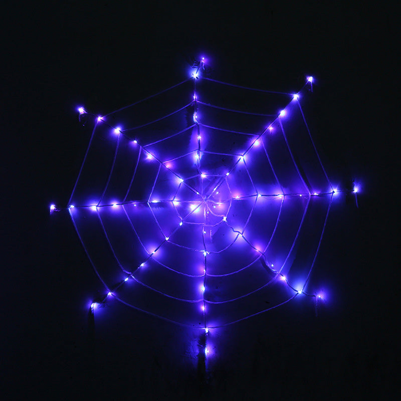 🔥 50% KORTING 🕷️ Halloween Spinnenwebverlichting 🎃 Griezelige Sfeer