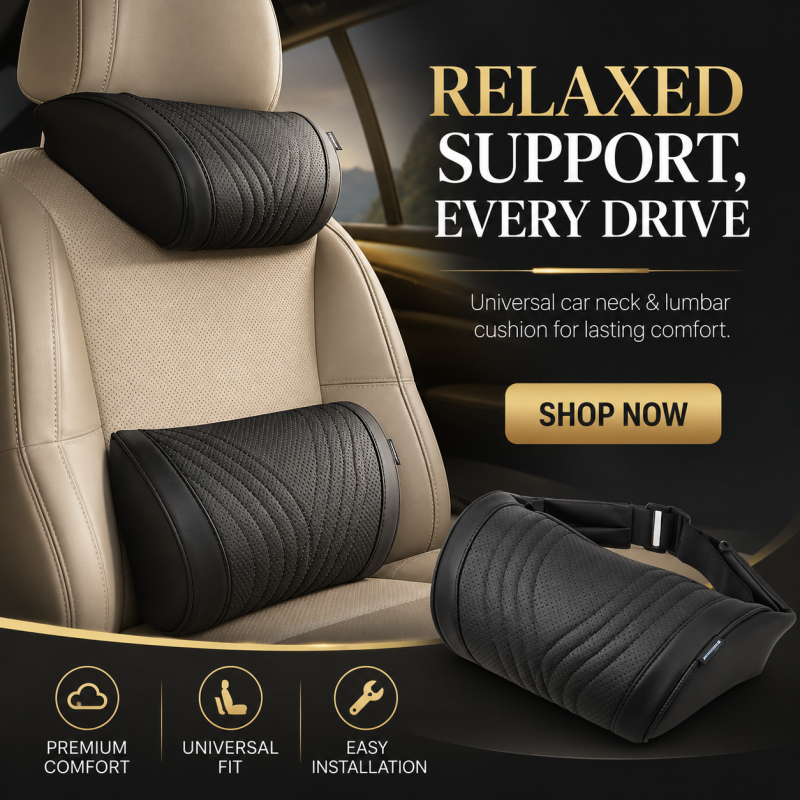 🚗 50% korting! Traagschuim hoofdsteun – verlicht rijvermoeidheid, ergonomisch & universeel. Perfect voor lange ritten & dagelijks woon-werk! 💤💪