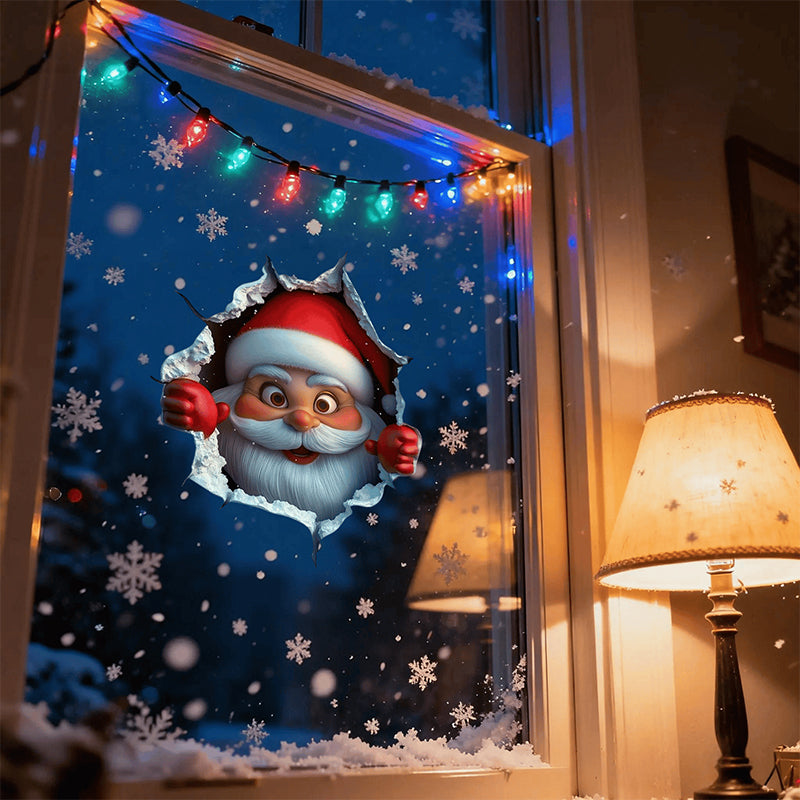 🔥Kerstuitverkoop – tot wel 50% KORTING!!🎅Santa's Surprise 3D-muursticker