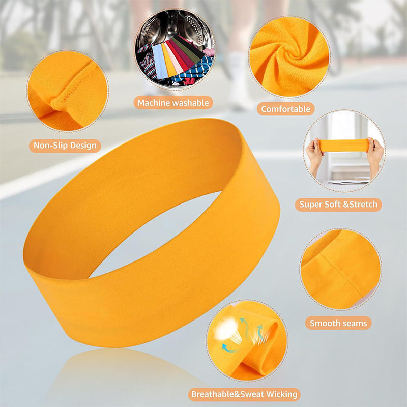 💞Elastische Antislip Effen Sport Hoofdband